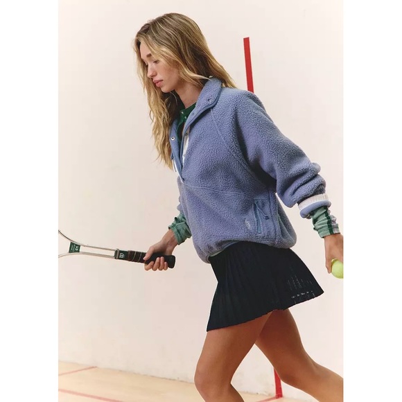 NWT Free People Movement Rally Ruffle Mini Skirt 💙 - Picture 2 of 10